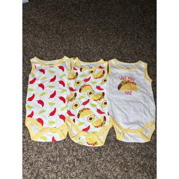 New Chick Pea One Piece 3 included Size 6-9m - Picture 1 of 5